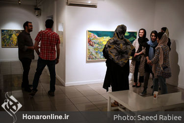 نمایشگاه نقاشی ارغوان حیدری‌مجد در گالری ویستا