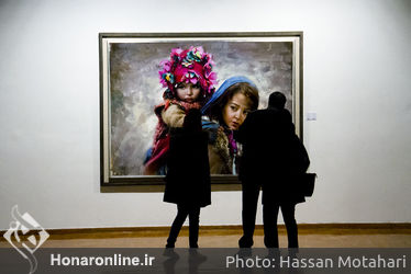 نمایشگاه نقاشی رحیم نوه سی در گالری فرهنگسرای نیاوران