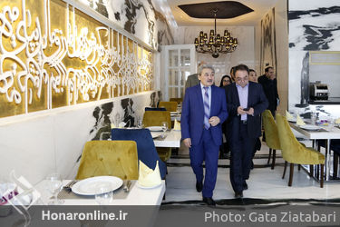 دیدار گروه موسیقی "ساری آقا" با معاون امور هنری و بازدید از ارکستر ملی و تالار وحدت