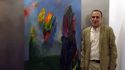 «با طبیعت آغاز شده‌ام» تلفیق زیرساخت نقاشی ایرانی و غرب است