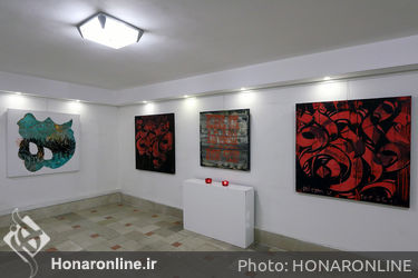 نمایشگاه نقاشی خط طراحی محسن کرمی در گالری مژده