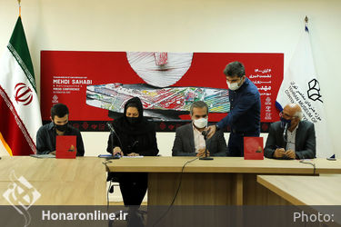 نشست خبری نمایشگاه مروری بر آثر مهدی سحابی در موزه هنرهای معاصر تهران