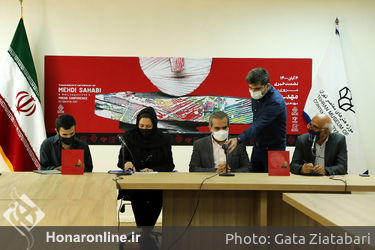 نشست خبری نمایشگاه مروری بر آثر مهدی سحابی در موزه هنرهای معاصر تهران