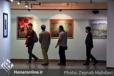 نمایشگاه مروری بر آثار هادی ضیاءالدینی در نگارخانه خیال و آینه موسسه صبا
