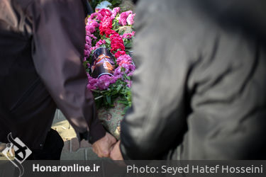 تشییع پیکر منوچهر لشگری در خانه ی هنرمندان