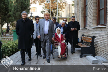 افتتاح تالار دائمی منیر فرمانفرمائیان در باغ موزه نگارستان دانشگاه تهران