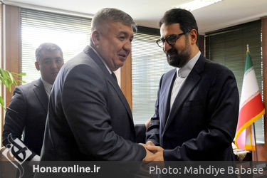 دیدار سیدمجتبی حسینی با سفیر ازبکستان در ایران