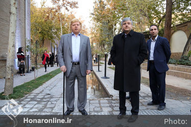 افتتاح تالار دائمی منیر فرمانفرمائیان در باغ موزه نگارستان دانشگاه تهران