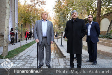افتتاح تالار دائمی منیر فرمانفرمائیان در باغ موزه نگارستان دانشگاه تهران