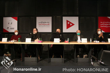 نشست خبری جشنواره آنلاین"هنر زنده است" در باغ کتاب تهران
