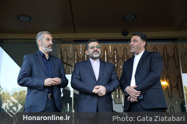 دیدار وزرای فرهنگ ایران و عراق در تالار وحدت