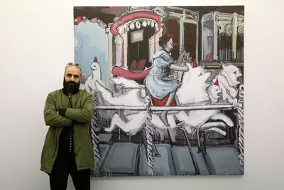  "لبخند"و تراژدی تلخ دنیای پر زرق و برق / نمایش آثار رامتین زاد در گالری اعتماد