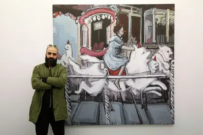  "لبخند"و تراژدی تلخ دنیای پر زرق و برق / نمایش آثار رامتین زاد در گالری اعتماد