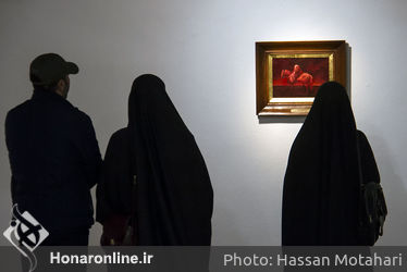 نمایشگاه نقاشی‌های حسن روالامین در گالری فرهنگسرای نیاوران