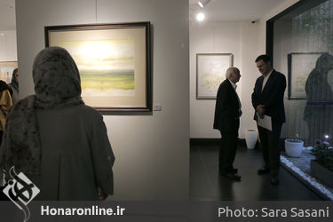گزیده آثار بزرگان آبرنگ ایران در گالری آوای هنر