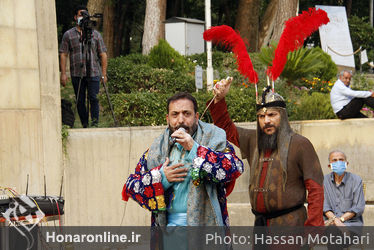 مجلس "حضرت مسلم(ع)" در اولین شب تعزیه خوانی در فرهنگسرای نیاوران