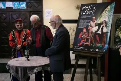 هادی مرزبان شمع شب چراغ «شب نشینی با مولیر» را افروخت