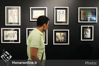 نمایشگاه نقاشی های رضا بابک در موسسه هنری سکو