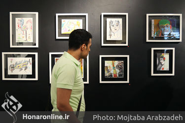 نمایشگاه نقاشی های رضا بابک در موسسه هنری سکو