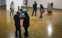 افتتاحیه نمایشگاه آثار علی فرامرزی در گالری فرهنگسرای نیاوران