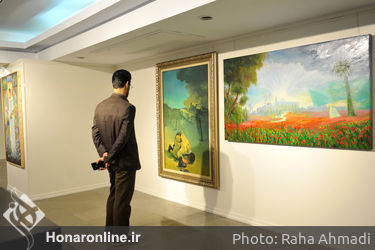 نمایشگاه نقاشی شهرآسمانی حوزه هنری
