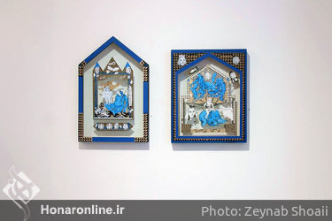افتتاحیه نمایشگاه نقاشی دنیا رستمی در گالری ماه