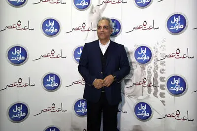 مدیری و دخترش شهرزاد در یک قاب