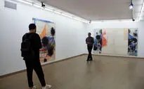 نمایشگاه آثار حبیب فرج‌آبادی در گالری دستان+2