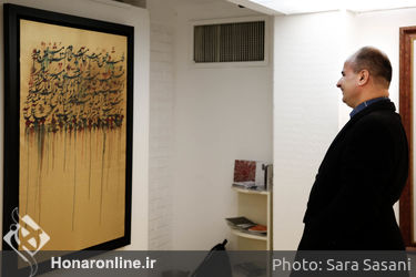  افتتاح نمایشگاه نقاشی خط کامران کوهستانی در گالری والی