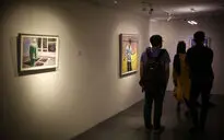 نمایشگاه نقاشی مسعود سعدالدین در گالری دیلمان