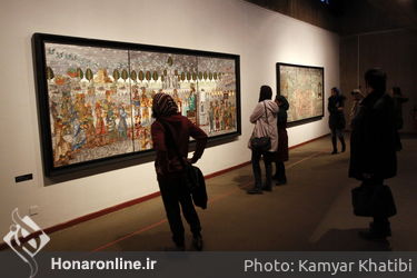 نمایشگاه آثار علی اکبر صادقی در موزه هنرهای معاصر