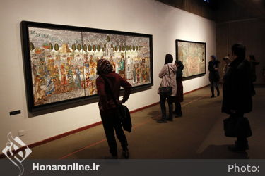نمایشگاه آثار علی اکبر صادقی در موزه هنرهای معاصر