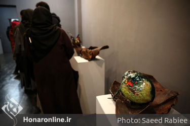 نمایشگاه مجسمه عبدالناصر گیو قصاب در گالری آریا