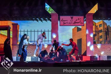 اجرای نمایش بزرگ میدانی محشر در شیراز