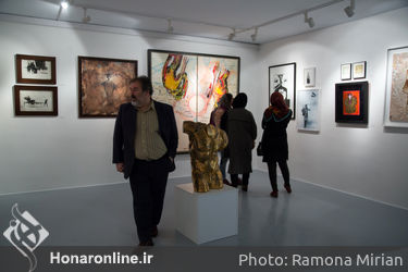 نمایشگاه سالانه گالری هنری فرشته در نگارخانه شهر کتاب فرشته