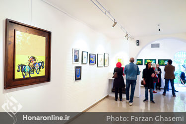  نمایشگاه آثار ناصر اویسی در گالری آتبین