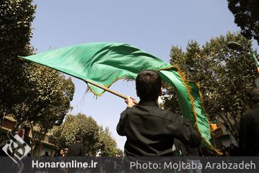 مراسم عزاداری ظهر عاشورا در حرم حضرت عبدالعظیم الحسنی (ع)
