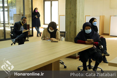 نشست خبری نمایشگاه مروری بر آثر مهدی سحابی در موزه هنرهای معاصر تهران