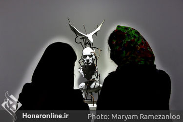 نمایشگاه مجسمه های حسین آزادی در گالری اعتماد