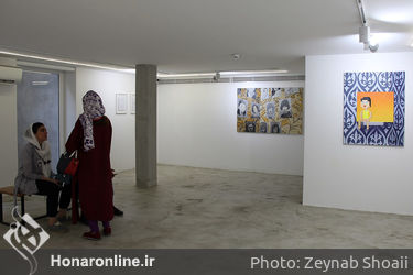 نمایشگاه آثار سپند دانش در گالری زیرزمین دستان