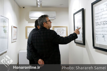 نمایشگاه خط مینا امانی در گالری بهارک