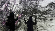 Voice, sound and image installation art with taste of mathematic