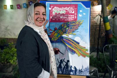 استنداپ کمدی مرضیه برومند در دومین پاتوق هفدهمین جشنواره تئاتر عروسکی