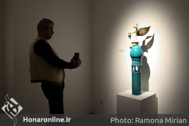 نمایشگاه آثار بهزاد اژدری در گالری اعتماد باغ نگارستان