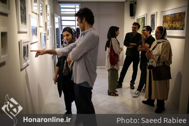 نمایشگاه نقاشی‌های مهدی عربی در گالری نیان
