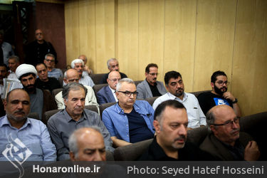 مراسم یادبود "عزت الله انتظامی" در مسجد جامع شهرک غرب