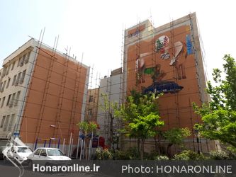 اجرای دیوارنگاری و ساماندهی بصری شهر تهران در رویداد بهارستان تهران 1400