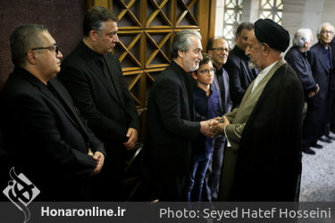 مراسم یادبود "عزت الله انتظامی" در مسجد جامع شهرک غرب
