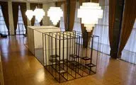 Delivery the works the eighth of the Tehran National Sculpture Biennial at Vahdat Hall