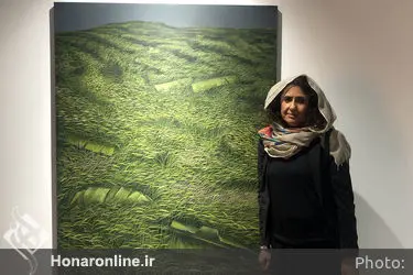 نمایشگاه آثار فلورا فیض‌بخش در گالری اعتماد